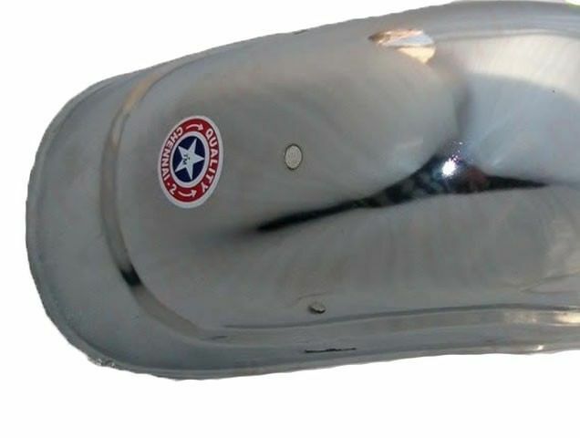Fits Royal Enfield 350cc Rear Mudguard Steel Chrome Plated  