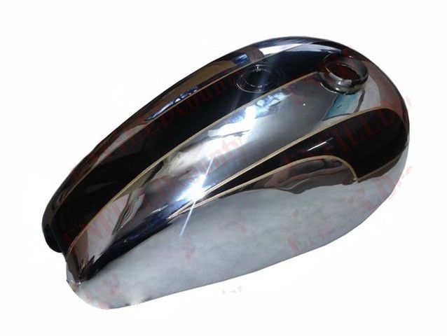 Fits Triumph T140 Bonneville 73 - 78 Petrol Fuel Tank Black Chrome Plated  