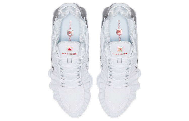 NIKE★ SHOX TL WHITE/MAX ORANGE★AR3566-100★ Nike Shox TL White and Max Orange AR3566-100 Women's Shoes