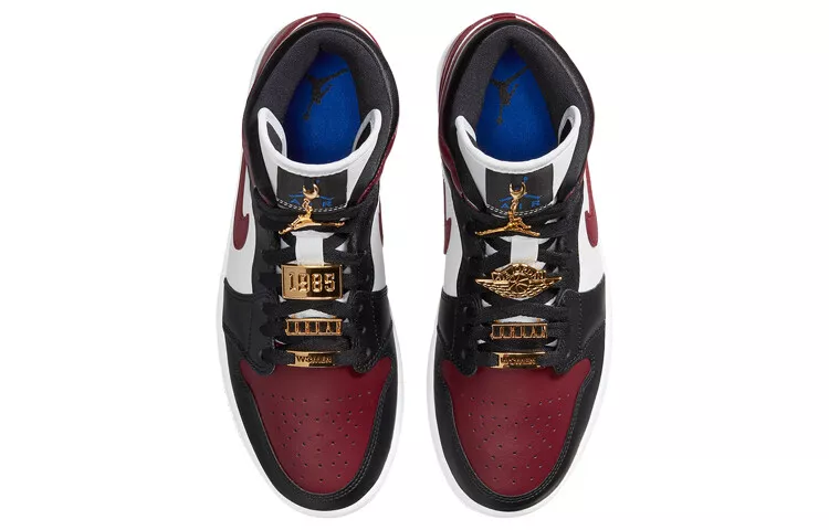 Pre-owned Jordan Nike Wmns Air  1 Mid Se Gold Pendants Cz4385-016 Women's Size In Multicolor