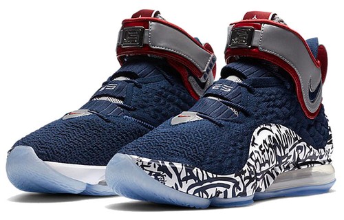 LEBRON 17 \"GRAFFITI COLD BLUE\" 未使用タグ付き Nike LeBron 17 LeBron 4 Cold Blue Graffiti for Sale