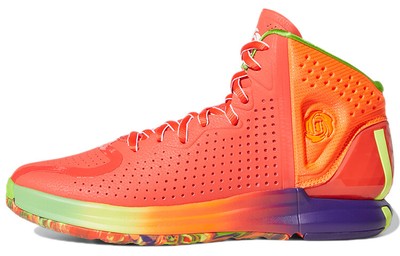 adidas D Rose 4 Restomod Solar Red Rainbow - FX5014