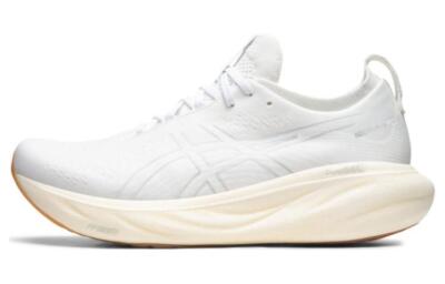 Pre-owned Asics Gel-nimbus 25 Low White Silver - 1011b547-102