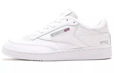 Reebok atmos x #FR2 x Club C 85 'White Grey' GZ4035 Men's Shoes