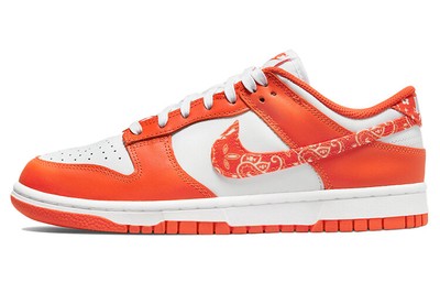 Pre-owned Nike Dunk Low Orange Paisley - Dh4401-103