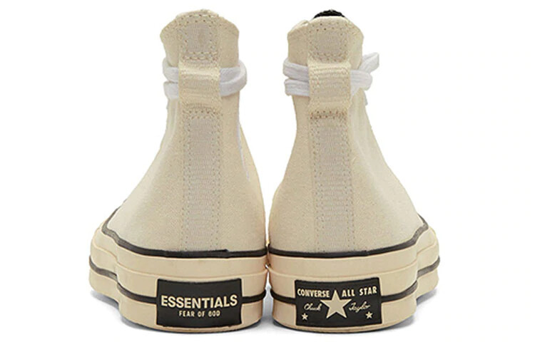 Pre-owned Converse Fear Of God X Chuck 70 Hi164530c Men Size 8-9 In Beige