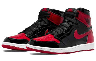 JORDAN JORDAN 1 RETRO OG HIGH PATENT BRED - 555088-063