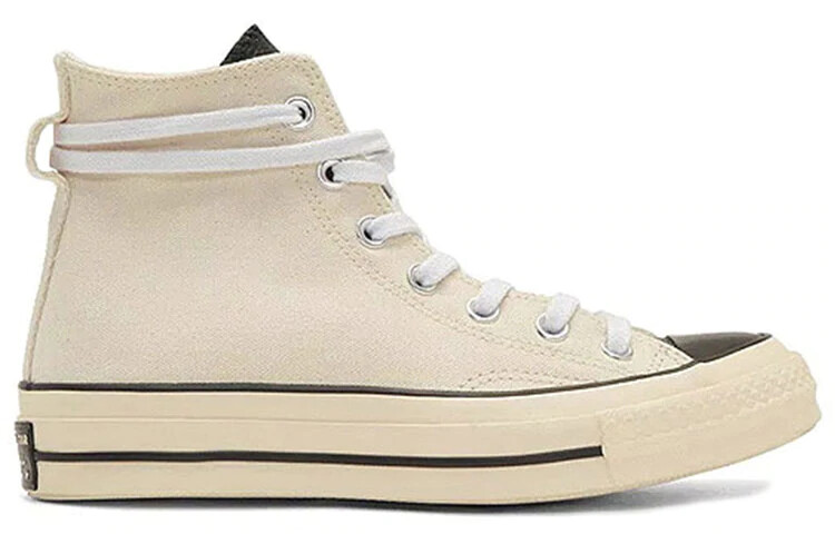 Pre-owned Converse Fear Of God X Chuck 70 Hi164530c Men Size 8-9 In Beige