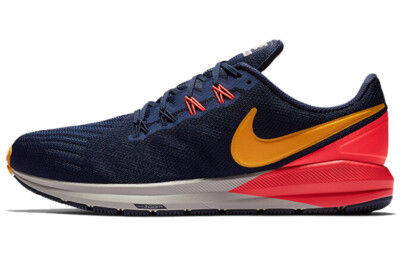 Air Zoom Structure 22 Blackened Blue Orange Peel-AA1636-400