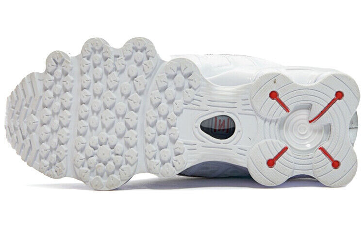 Nike Shox TL White Max Orange Metallic Silver AR3566-100