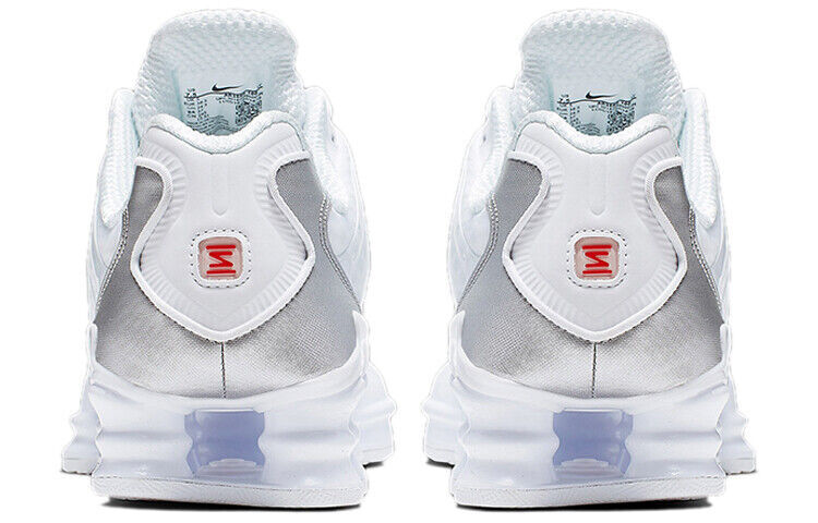 Nike Shox TL White Max Orange Metallic Silver AR3566-100