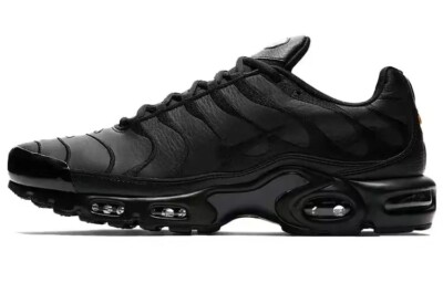 Nike Air Max Plus TN all black air cushioned sports shoes for men