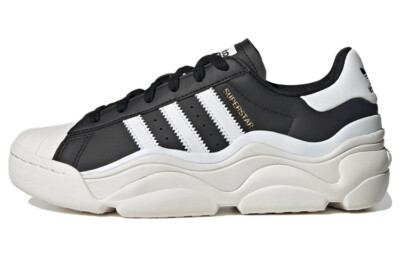 ★ADIDAS X THUG CLUB ★SUPERSTAR VINTAGE BLACK CREAM WHITE Adidas x Thug Club Superstar Vintage Core Black Cream White