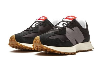 New Balance 327 Black Castlerock In Black Mens 8D MS327STC Brand New