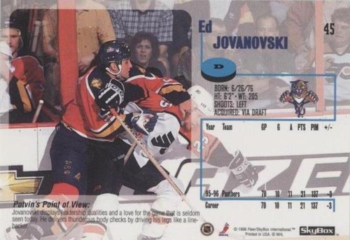 1996-97 Skybox Impact - Ed Jovanovski #45