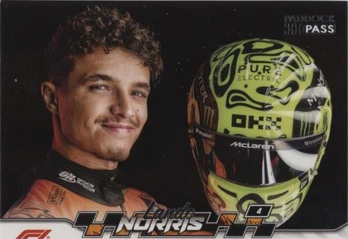 2024 Topps Paddock Pass F1 Formula 1 Red & Base - #57 Lando