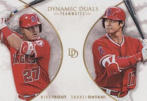 2018 Topps On Demand Dynamic Duals - Mike Trout Shohei Ohtani #T1