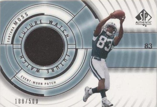2001 SP Authentic Santana Moss #102