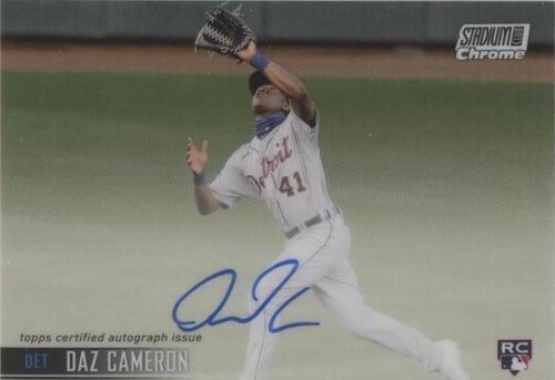 2021 Topps Stadium Club Chrome - Daz Cameron #SCCAV-DC