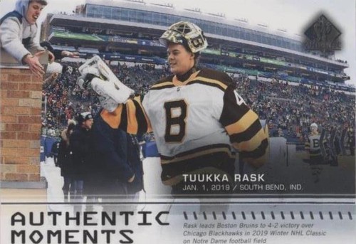2019-20 SP Authentic - Tuukka Rask #101