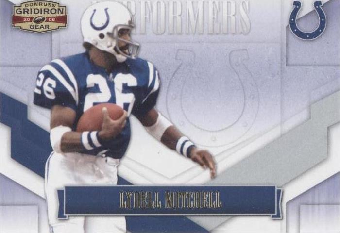 2008 Donruss Gridiron Gear Lydell Mitchell #P-30