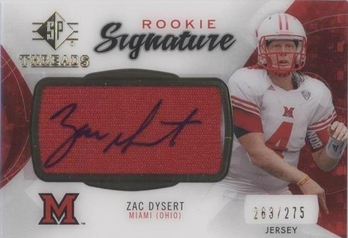 2013 SP Authentic Zac Dysert #RT-ZD