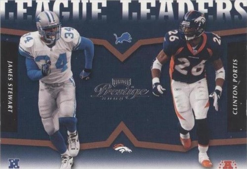 2003 Playoff Prestige Clinton Portis James Stewart #LLT-11