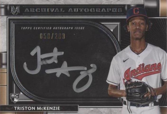 2021 Topps Museum Collection - Triston McKenzie #AA-TM