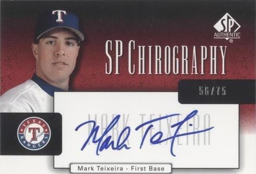 2004 SP Authentic - Mark Teixeira #CA-MT