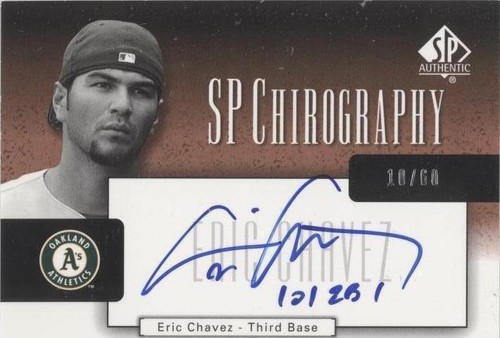 2004 SP Authentic - Eric Chavez #CA-EC