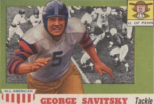1955 Topps All American George Savitsky #43