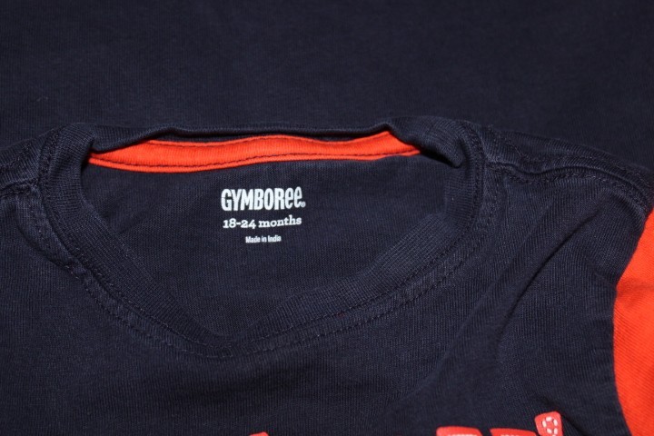 Toddler Boy Long sleeve Navy Orange 18-24 months Gymboree Shirt