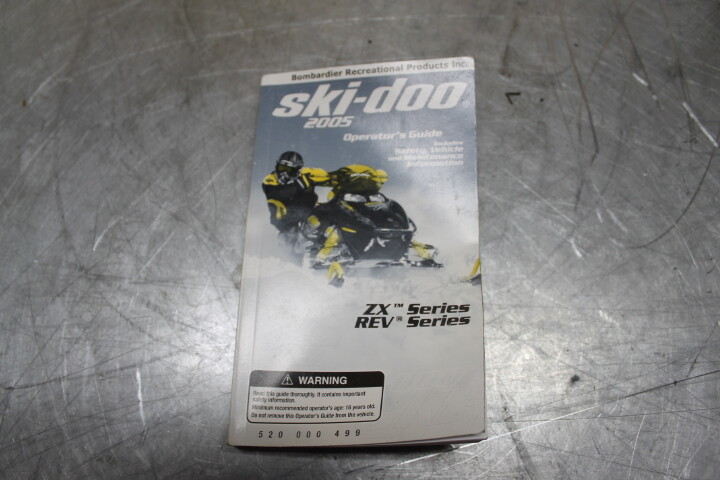 2005 SKIDOO REV 800 SUMMIT OPERATORS MANUAL GUIDE #25006 | eBay