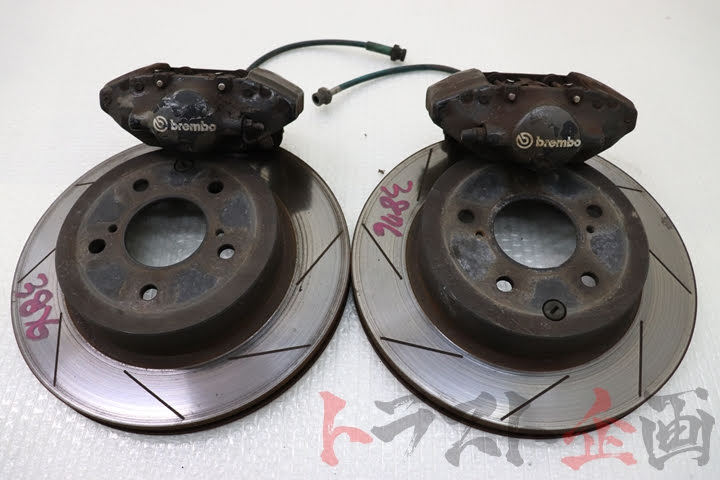 R33 GTR BCNR33 OEM Rear Brembo Brakes with slotted discs, Project Mu Pad & lines
