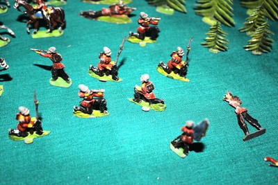 #1083, Circa 1800's Very Rare w Orig Box @45 mm Pewter Soldier Figures