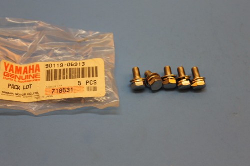 ワールトウェポン NOS YAMAHA WAVERUNNER 650 700 WB700 FX1 BOLT W WASHER QTY 5