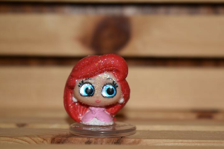 Disney Doorables Ultra Rare Ariel Pink Dress and Prince Eric Series 2