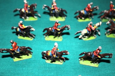 #1083, Circa 1800's Very Rare w Orig Box @45 mm Pewter Soldier Figures