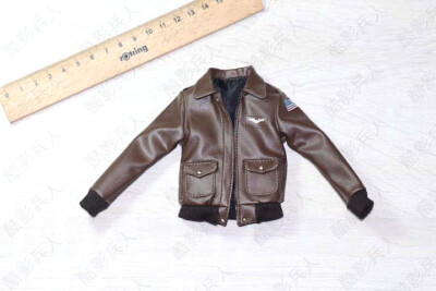 HOT TOYS HT MMS522 1/6 Scale Captain Marvel Leather Jacket Figure Accessories 