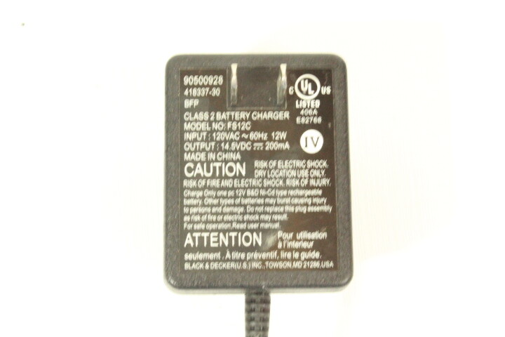 Genuine Black&Decker 12V battery charger Power Supply