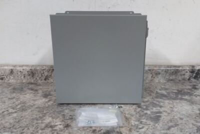 Wiegmann BN4121206CH 12 In H 12 In W 6 In Depth Wall Mount Enclosure