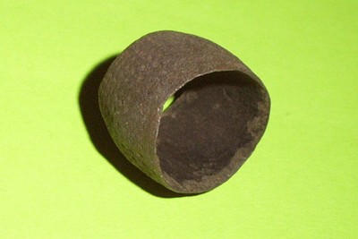 Genuine MEDIEVAL OPEN TOPPED BEEHIVE THIMBLE artifact antiquity good antique G