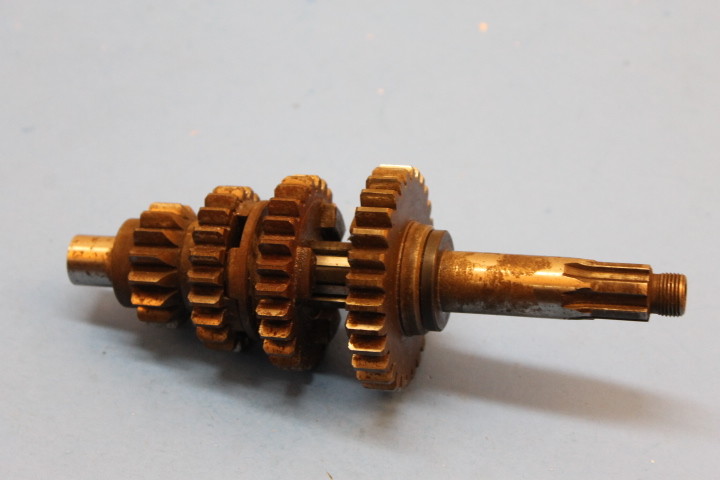 1/5 やま様 NOS YAMAHA YA6 YA-6 TRANSMISSION MAIN DRIVE SHAFT/AXLE & GEARS