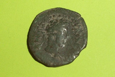 Commodus 166 AD-192 AD zeus ammon CASSANDREA MACEDONIA ancient ROMAN COIN old VG