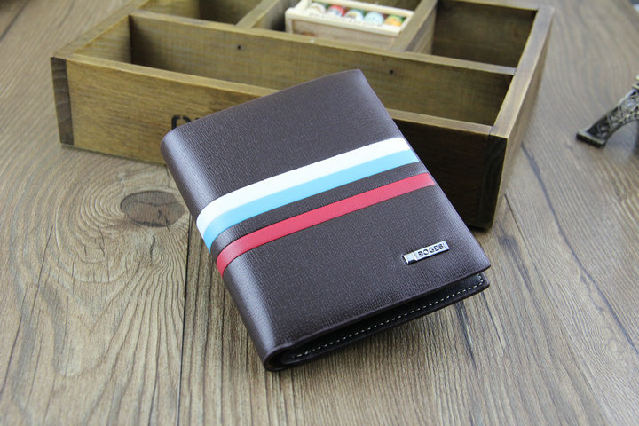Men's Short Faux Leather Wallet ID Credit Card Holder Clutch Bifold Pocket Purse