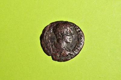 Caracalla 196AD Nikopolis Istrum ancient ROMAN COIN torch snake serpent g-vg old