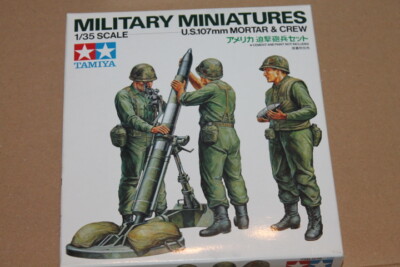 Tamiya 35119: US 107mm Mortar crew au 1/35