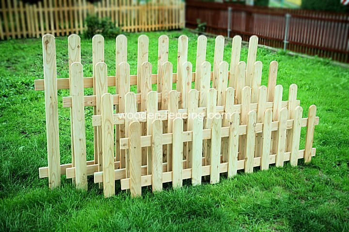 Zaunfelder Sibirische Lärche verschiedene höhen. Holzzaun A Klasse Zaun Garten