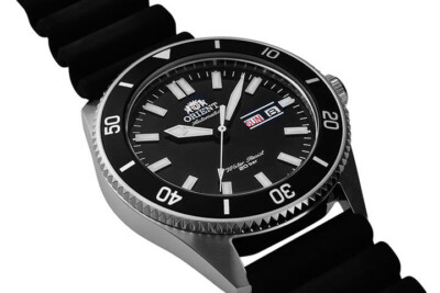 Pre-owned Orient Kano Ra-aa0010b19a Ra-aa0010b Aa0010b 200m Diver Style Black Dial 44mm