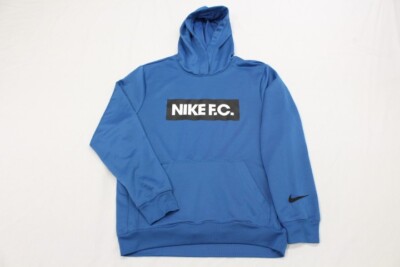 Nike FC Dri-Fit  Men's Medium Libero Kapuzen Pullover Blue